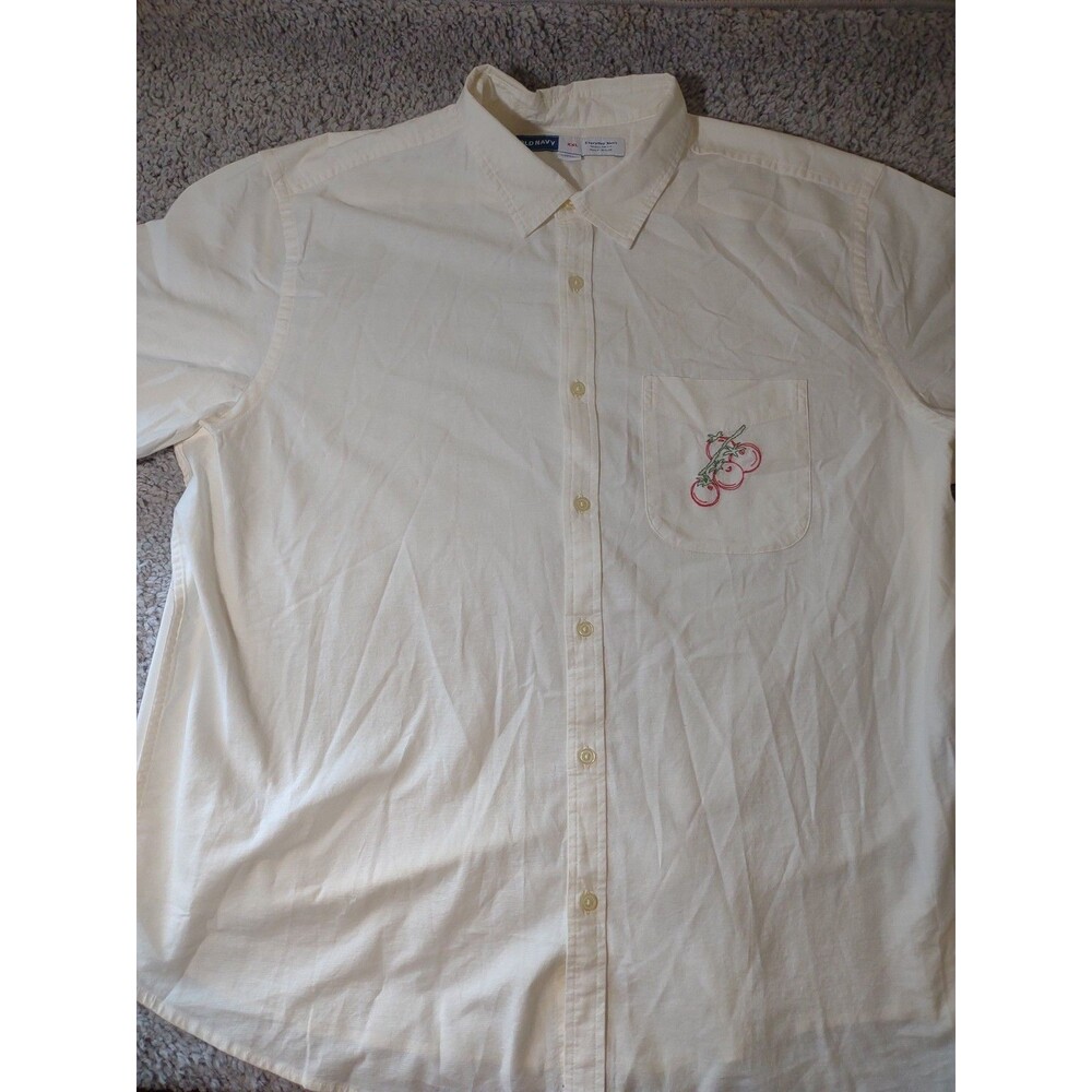 Old Navy Everyday Shirt Regular Fit  Men’s XXL NWT Embroidery On Pocket